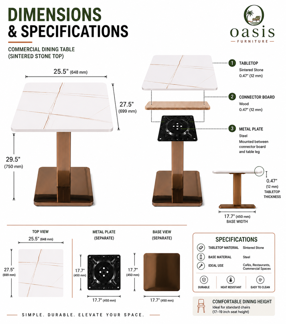 Commerical Dning Table