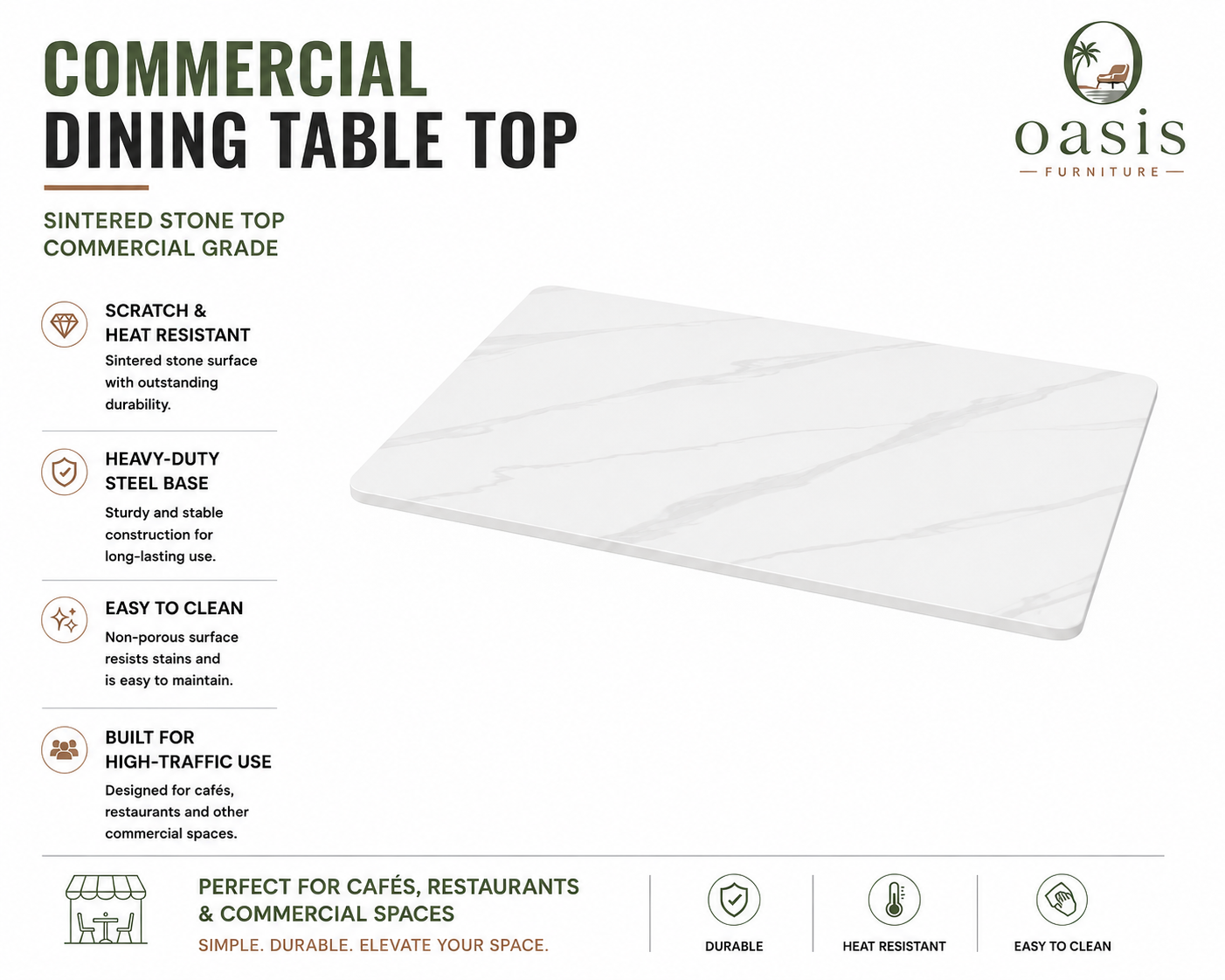 Commercial Dining Table Top