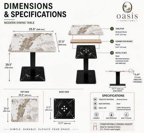 Commercial Dining Table