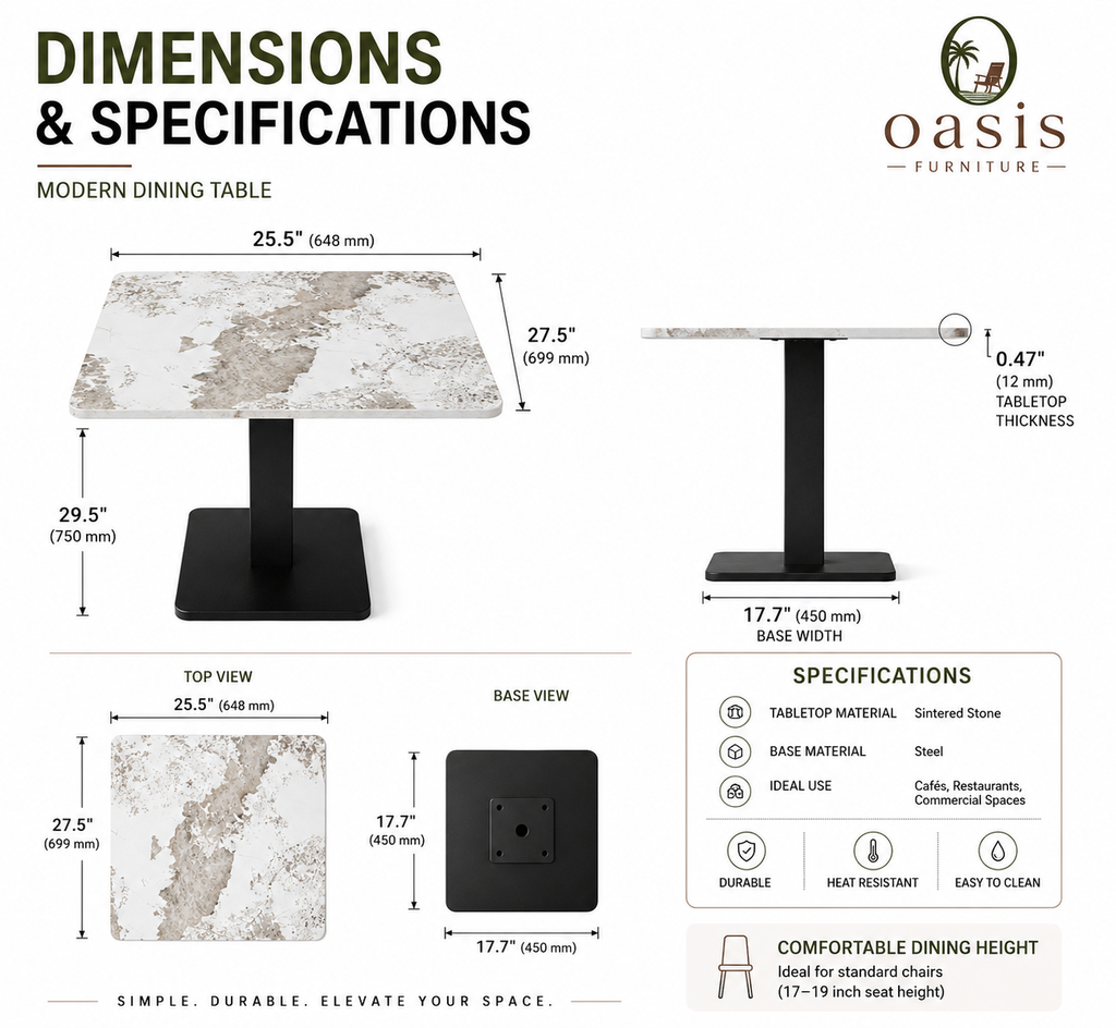 Commercial Dining Table
