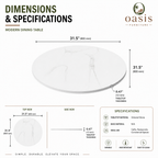 Circular Commercial Dining Table Top