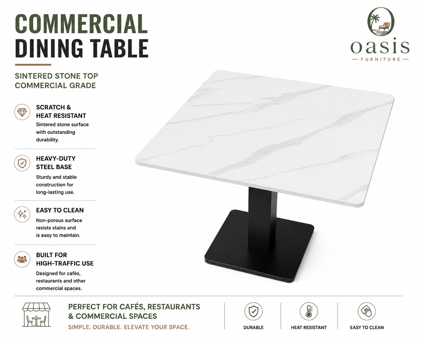 Commercial Dining Table