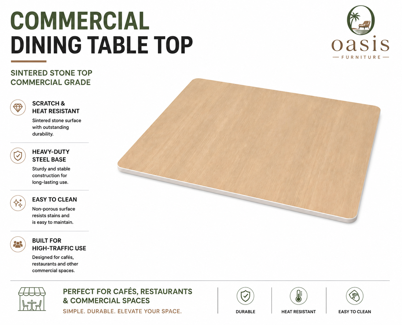 Commercial Dining Table Top