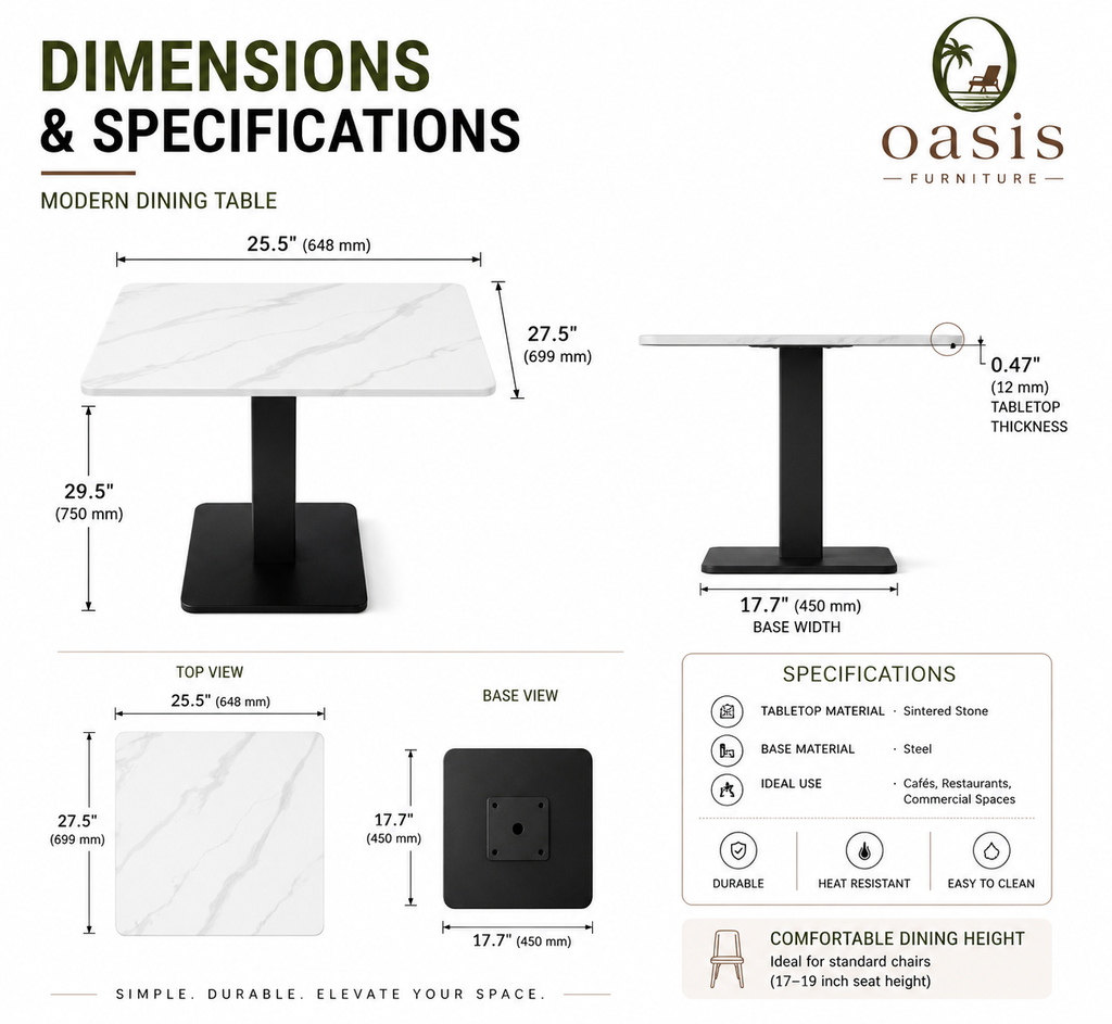 Commercial Dining Table