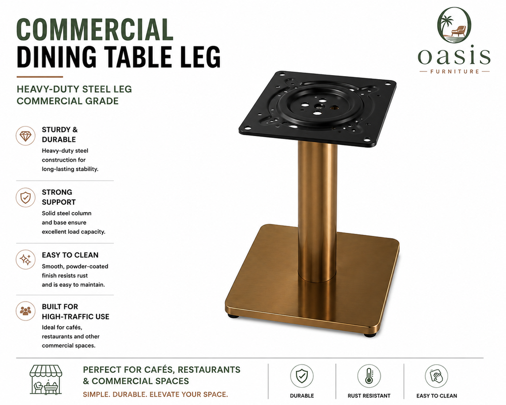 COMMERCIAL DINING TABLE LEG