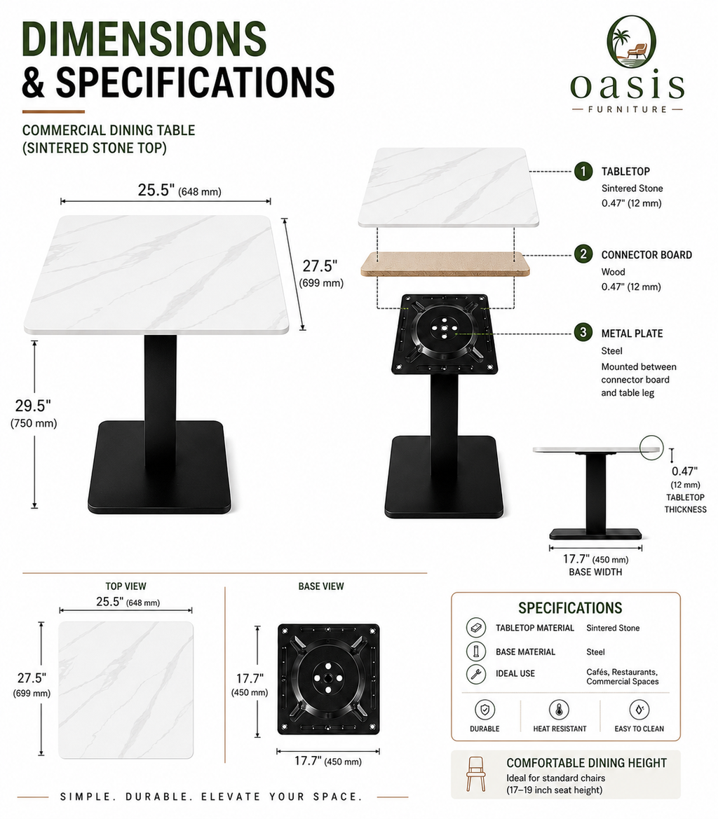 Commercial Dining Table