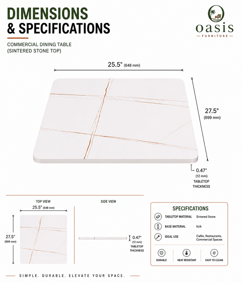 Commercial Dining Table Top