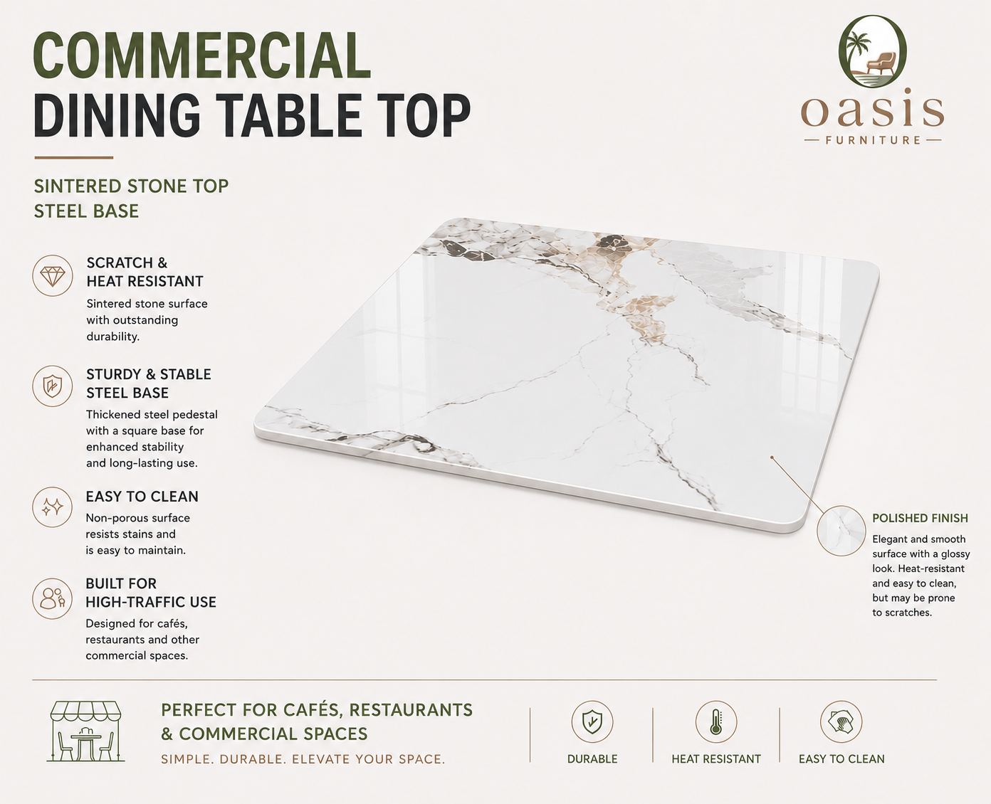 Commercial Dining Table