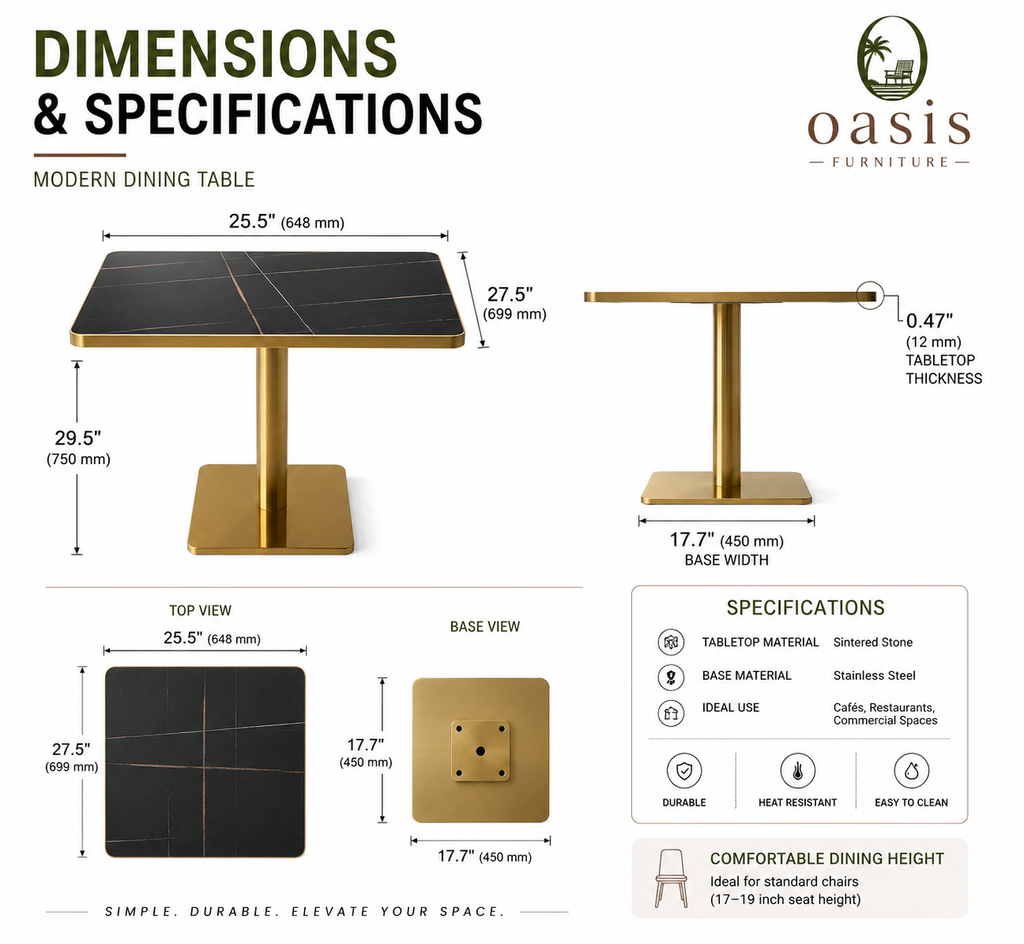 Commercial Dining Table