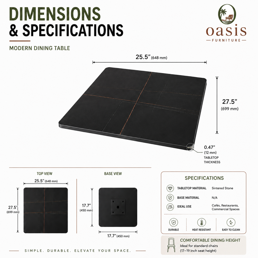Commercial Dining Table Top