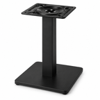 Black steel table base